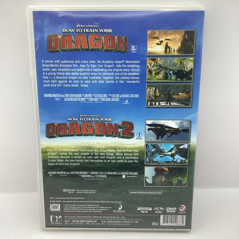How to Train Your Dragon / How to Train Your Dragon 2 (DVD, 2014) Region 3 (B2) - Image 2 of 4