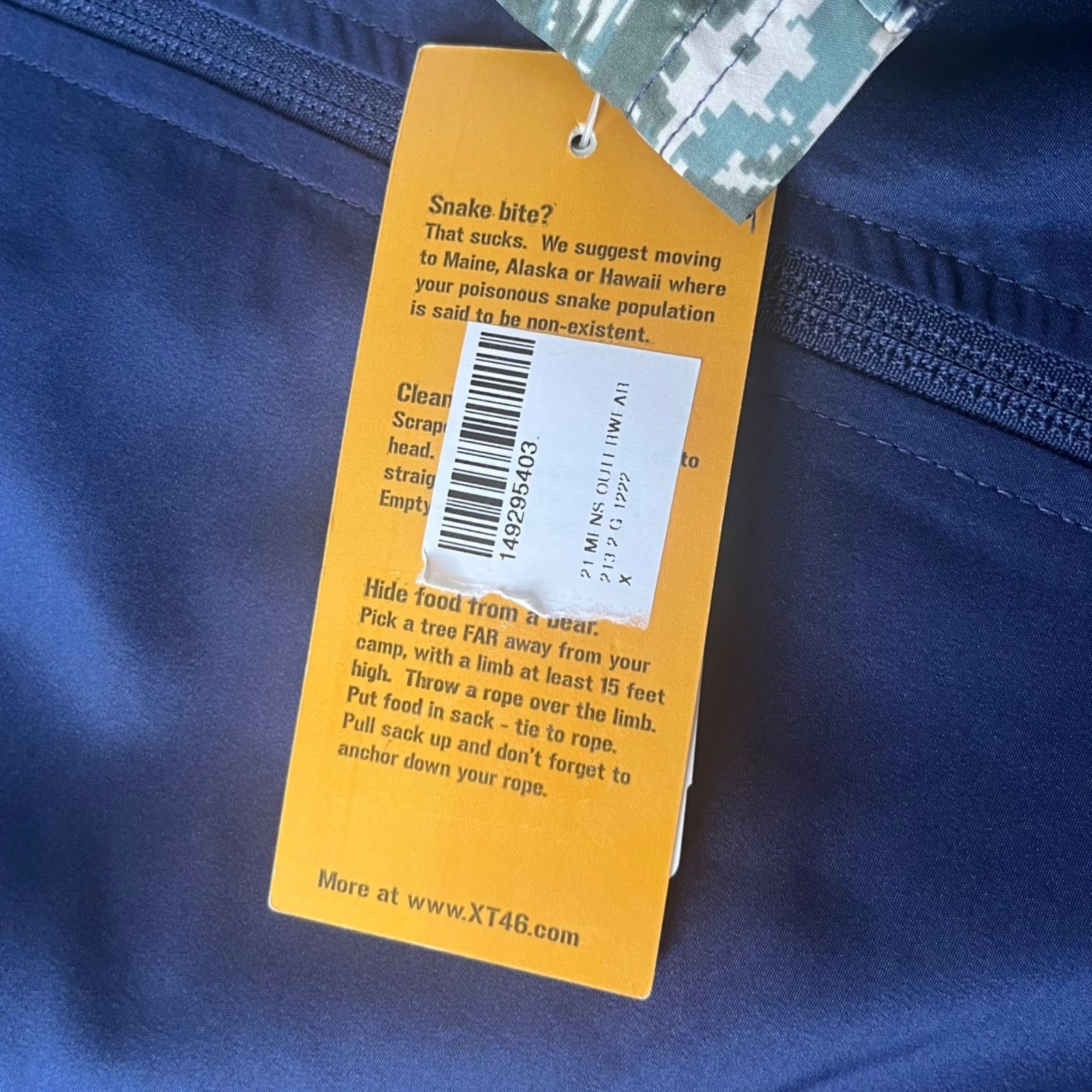 Soffe XT46 Zipper Jacket Mens Medium Blue New Camo Extreme Training - product detail image 14