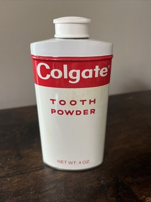 Vtg. Colgate Tooth Powder 4OZ. Tin