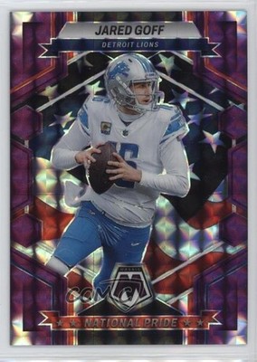 2023 Panini Mosaic National Pride Purple Prizm 40/49 Jared Goff #258 10qe