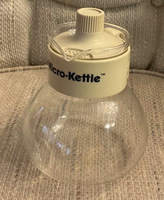 Vintage The Micro Kettle By Gemco Heat Resistant Microwave Coffee Tea Pot   
