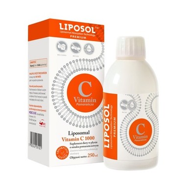 Liposol Aliness Premium Vitamin C Flüssig Liposomal Orange 250 ml