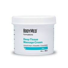 BodyMed Formulations Deep Tissue Massage Cream, 4 oz.   Fragrance-Free,