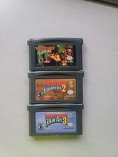 Donkey Kong Country Series 1-3, GBA, Tested and Saves