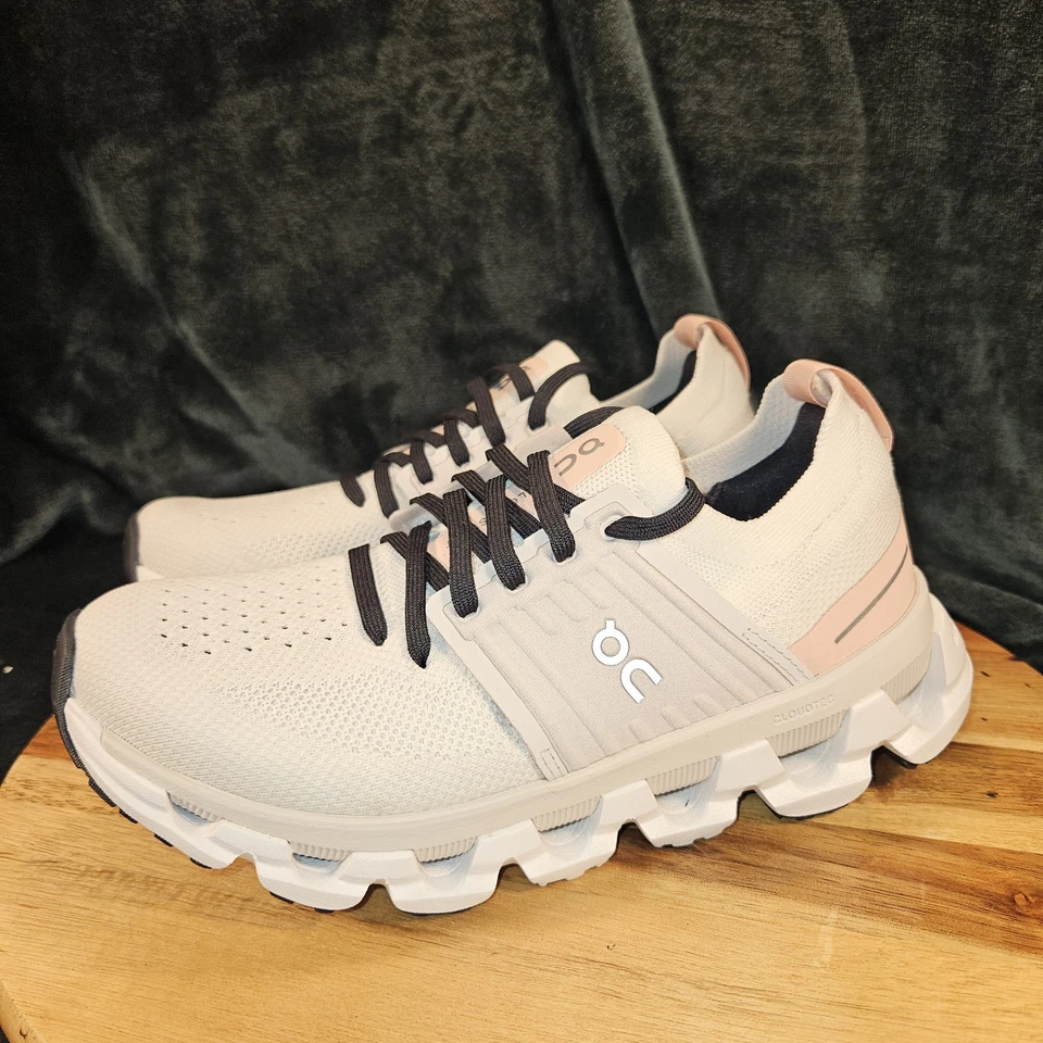 On Running On Cloudswift 3 Mujer’s Talla 6 Tenis Zapatos Marfil Rosa Correr Foto 2 de 4
