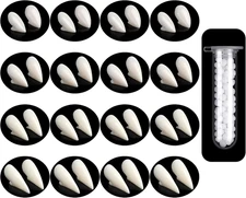 Sumind Vampire Teeth Fangs - 16 Pairs with Adhesive for Halloween Costumes