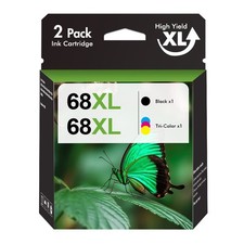 68XL High Yield Ink Cartridges Combo Compatible with HP Envy 6555e 6552e 6155e