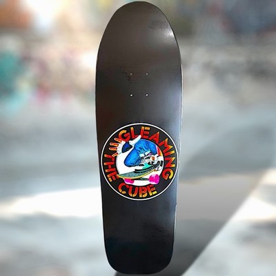 Vintage 1989 Gleaming The Cube Skateboard Deck Black Colorway
