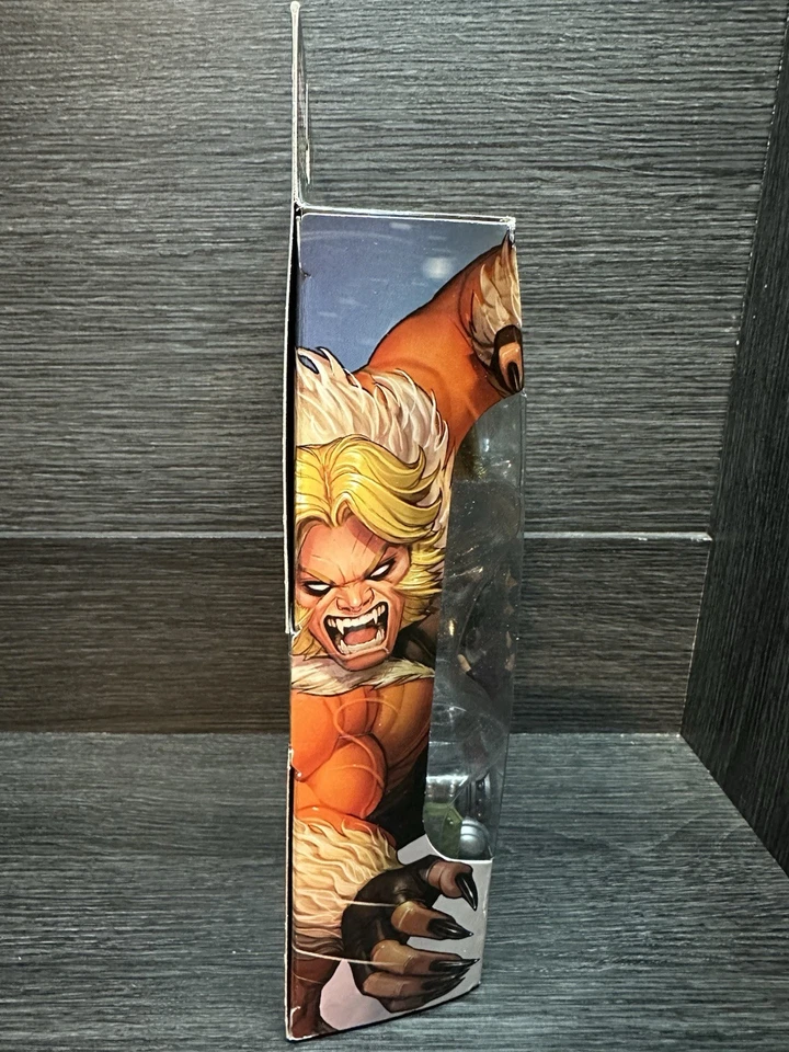 Figura de acción Marvel Legends Series Sabretooth X-Men con rompehuesos BAF nueva 2022 Foto 2 de 4