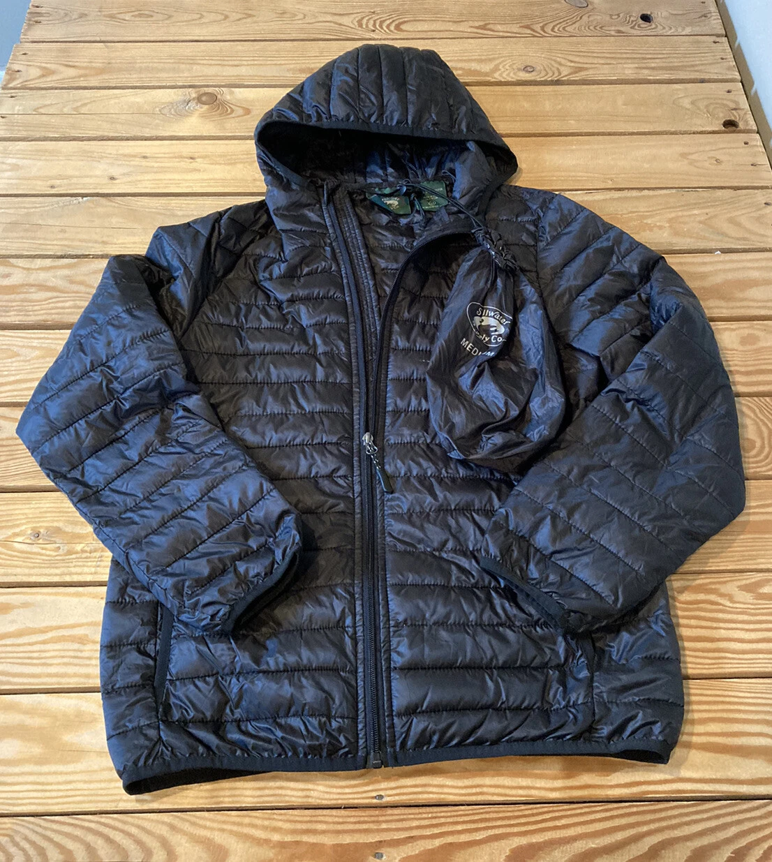 Stillwater Supply Co Men’s Packable puffer jacket Size M Black RTR1