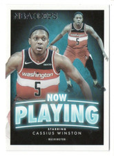 Cassius Winston 2020-21 Hoops Now Playing #29 Rookie Card