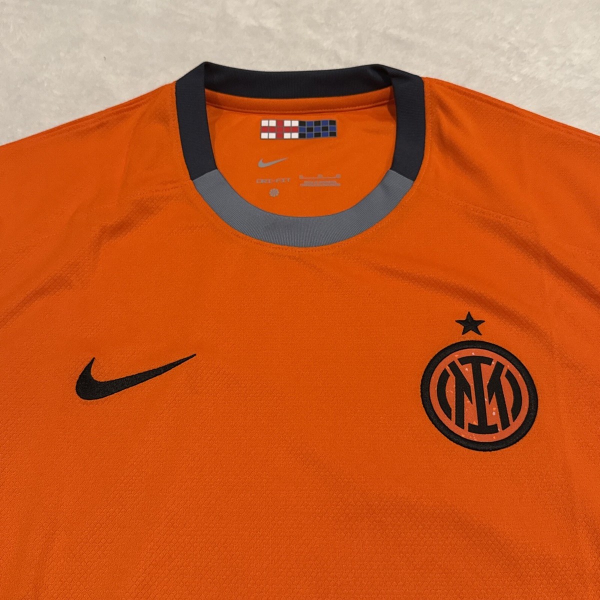 2023-24 Nike Men's Inter Milan Orange Third Soccer Jersey Extra