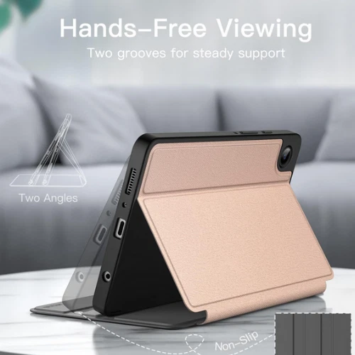 Samsung Galaxy Tab A9 8.7" 2023 Case Slim Folio Stand Cover Multi-Angle Viewing - Image 4 of 4