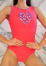 Destira Gymnastics Leotard Junior JR AXS Adult Extra Small Competition Dance