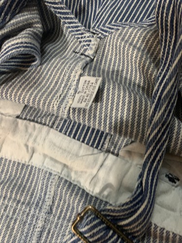 Vtg Key Imperial Work Farm Chore Field Hipster Distressed Bib Overalls Youth 5 - Picture 4 of 4