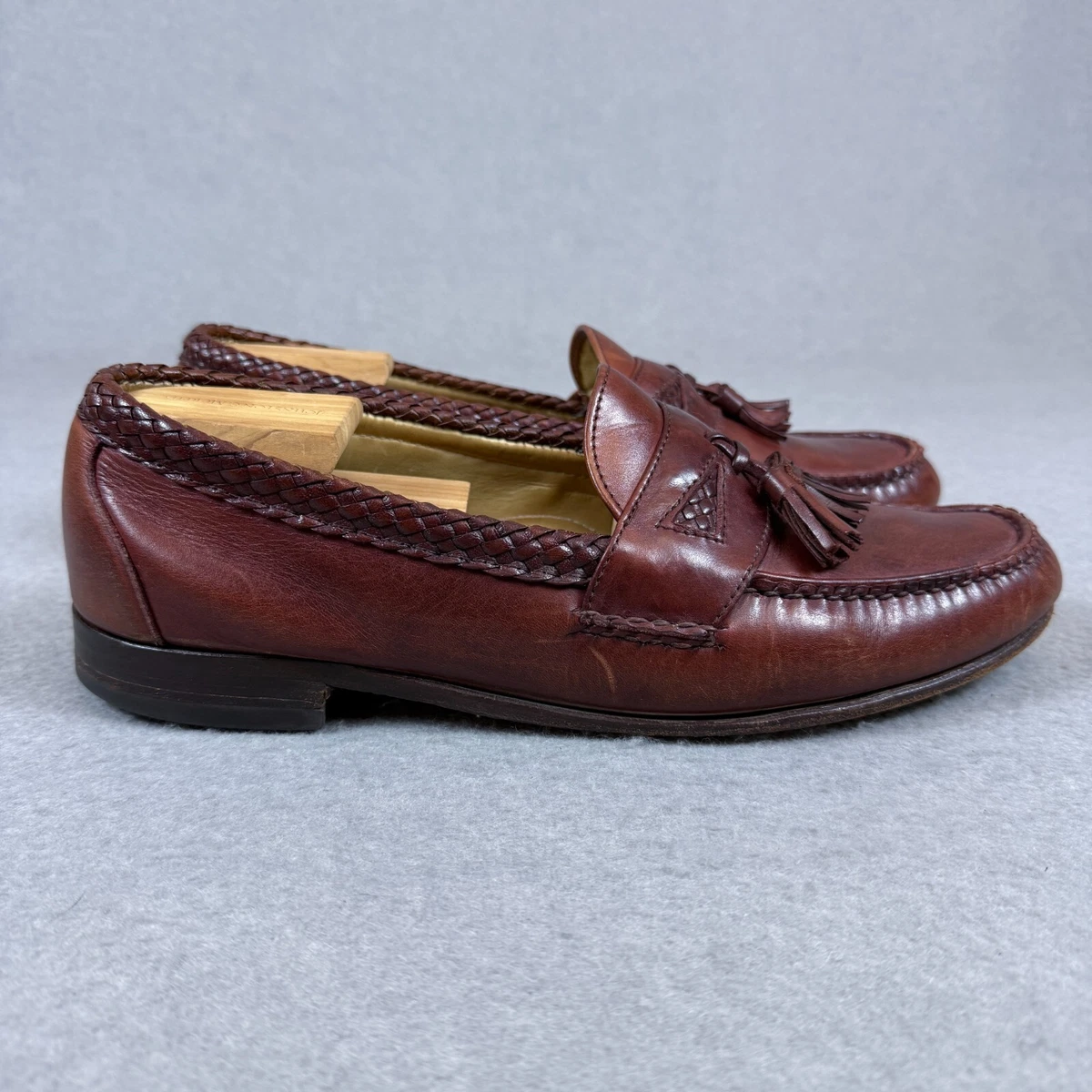 Allen Edmonds Maxfield Men’s Loafers Mahogany Leather Tassel Size 10.5 EEE allen edmonds maxfield products for sale | eBay main image 3