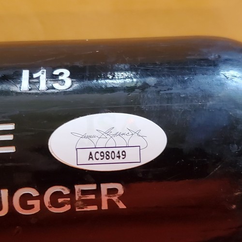 BRENDAN RODGERS - SIGNED/GAME USED LOUISVILLE SLUGGER MLB PRIME BAT - JSA - Picture 6 of 9