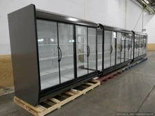 2019 Hussmann IDDF5SU Med Temp 32' Grocery Dairy Deli Cooler Merchandiser LED 