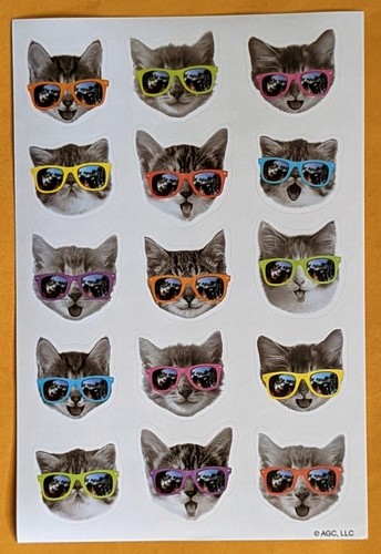 Cats Sticker Sheet
