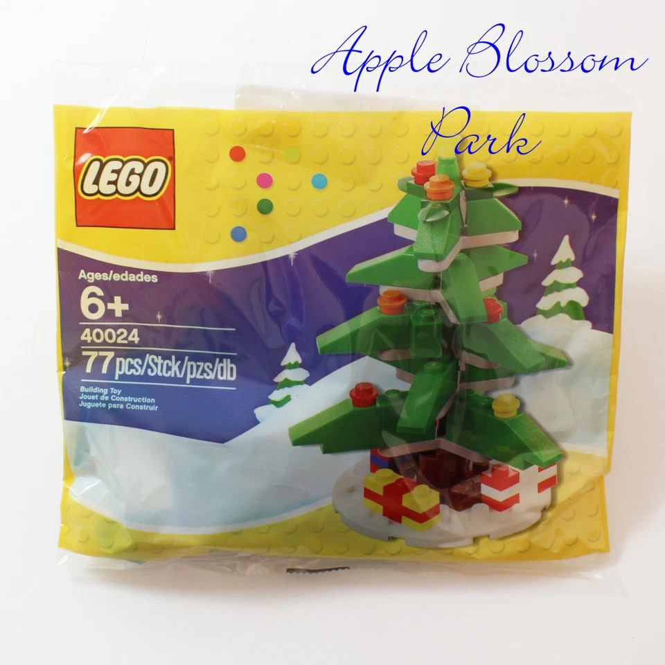 NEW Lego Santa's Green Holiday CHRISTMAS TREE Xmas Polybag Set 40024 Retired HTF - Image 3 of 4