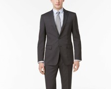 Calvin Klein Men's Extreme Slim Fit Two Button Micro Pinstripe Blazer Sz. 46R