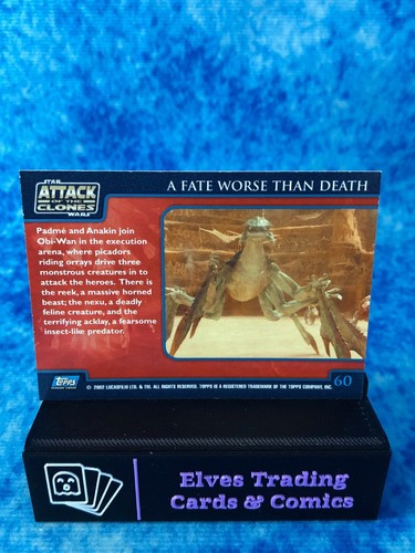 Star Wars: Attack of the Clones UK SINGLE Non-Sport Trading Card by Topps 2002 - Picture 102 of 176