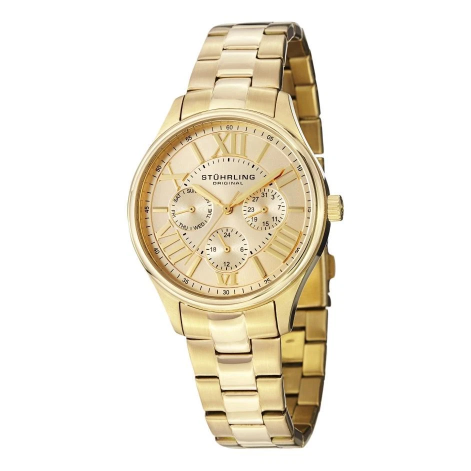 Stuhrling Original 391L.03 Lady Majestic Stainless Steel Bracelet Womens Watch