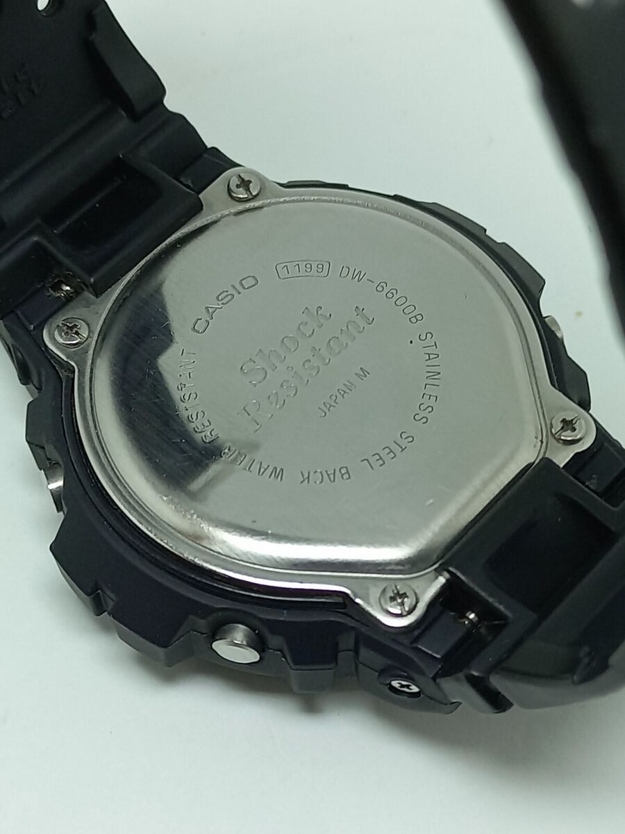 Casio G Shock DW-6600B FOX FIRE Vintage (1199) Module Men Casio G Shock DW-6600B FOX FIRE Vintage (1199) Module Men
