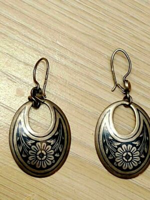 Vintage Severnaya Chern USSR Northern Niello Sterling Silver