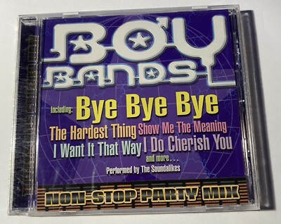 Boy Bands Non-Stop Party Mix 2000 CD of 12 songs  New Sealed Free Shipping.