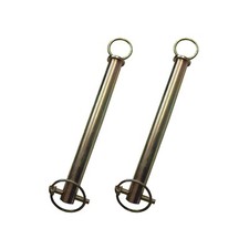 Spare Pins for Height Adjustable Drop Plate Tow Ball Hitch Peg Lynch Pin Clips