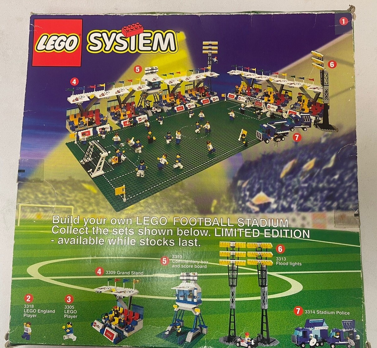 LEGO Soccer 880002 WORLD CUP UK STARTER SET Football Merlin Rare 1998