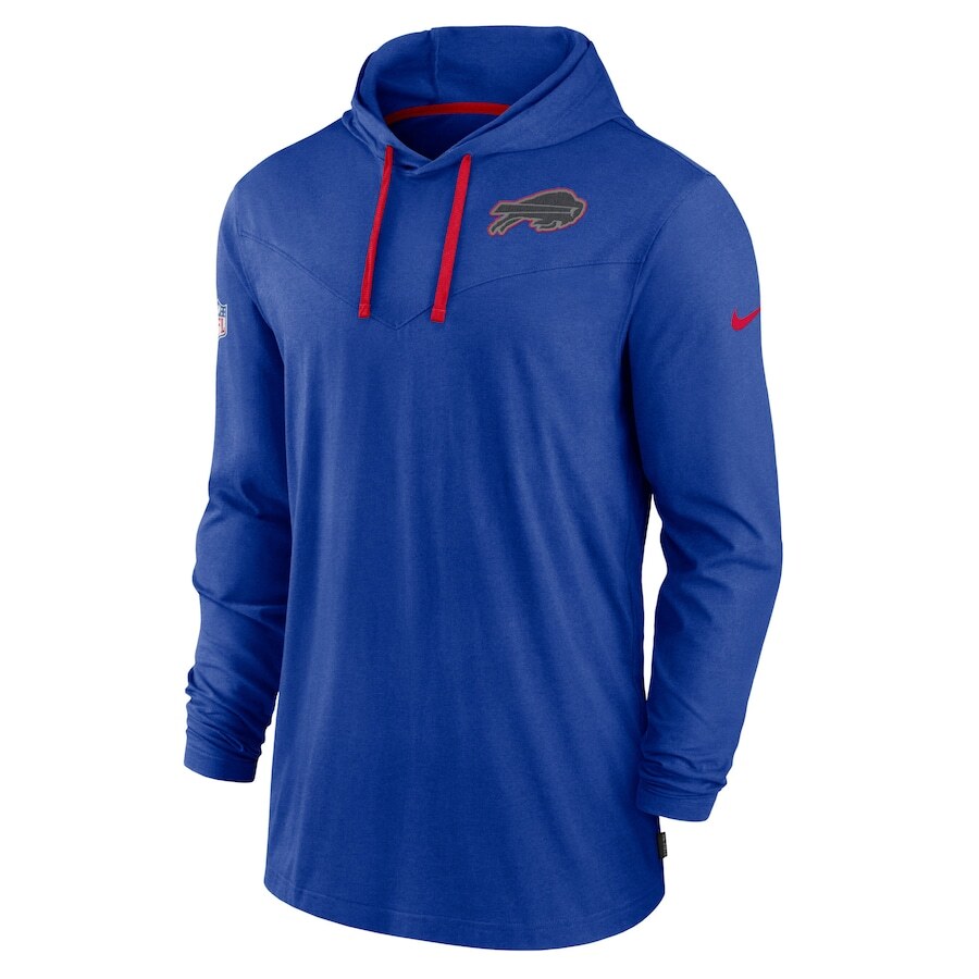 Buffalo Bills Nike Sideline Pop Performance Pullover Hoodie Long T-Shirt  Men NFL | eBay