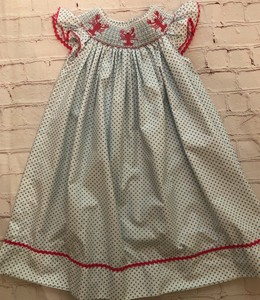 girls white pinafore