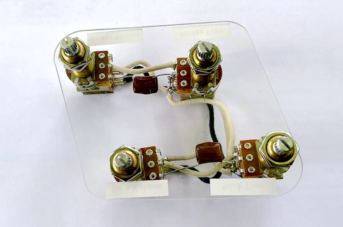 Les paul on sale push pull pots