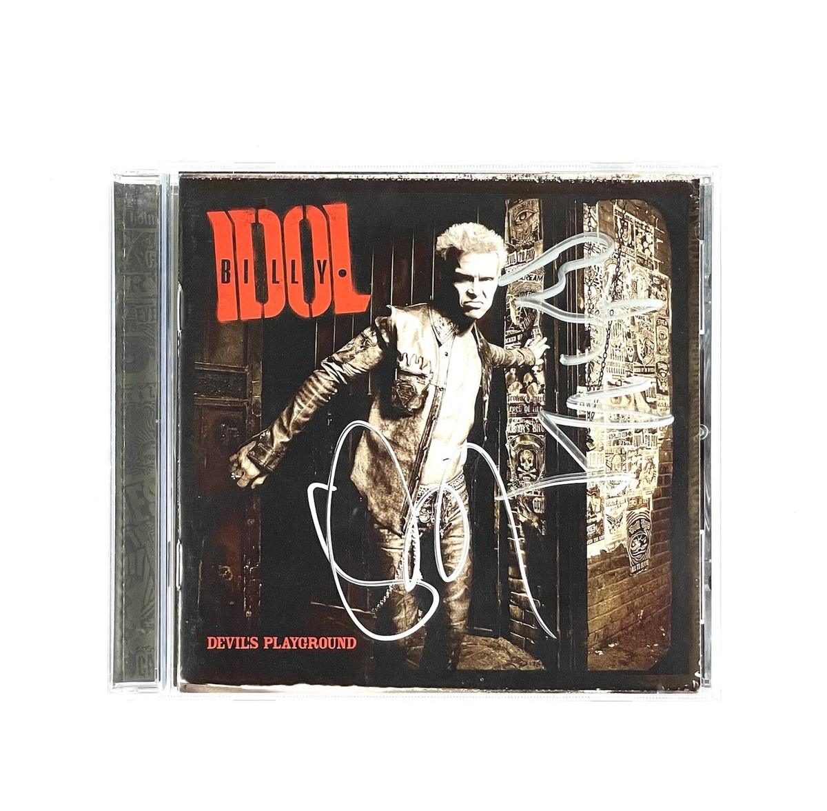 Billy Idol & Steve Stevens Signed CD Devil's Playground JSA