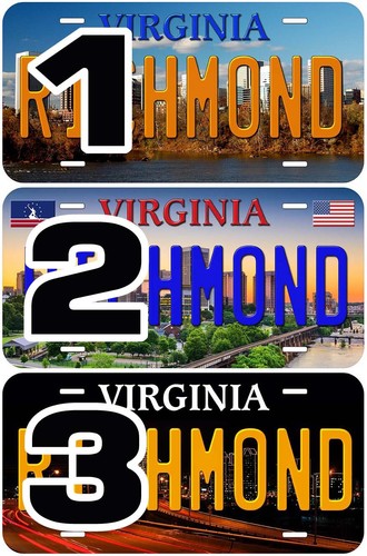 Richmond Virginia Neuheit Autokennzeichen - Bild 3 von 8