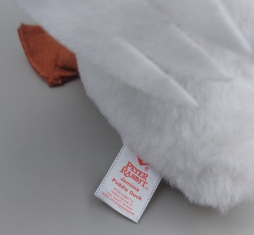 Ty Jemima Puddle duck Peter Rabbit Friends Small Beanie Teddy Soft Toy, VGC. - Picture 4 of 5