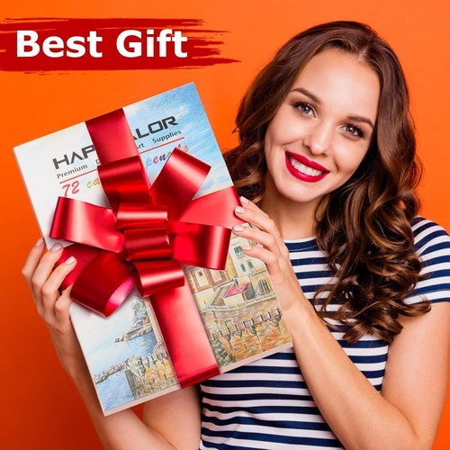 Professional 72-Pack Colored Pencils - Pre-Sharpened, Velvet Core & Gift Ready - Picture 9 of 11