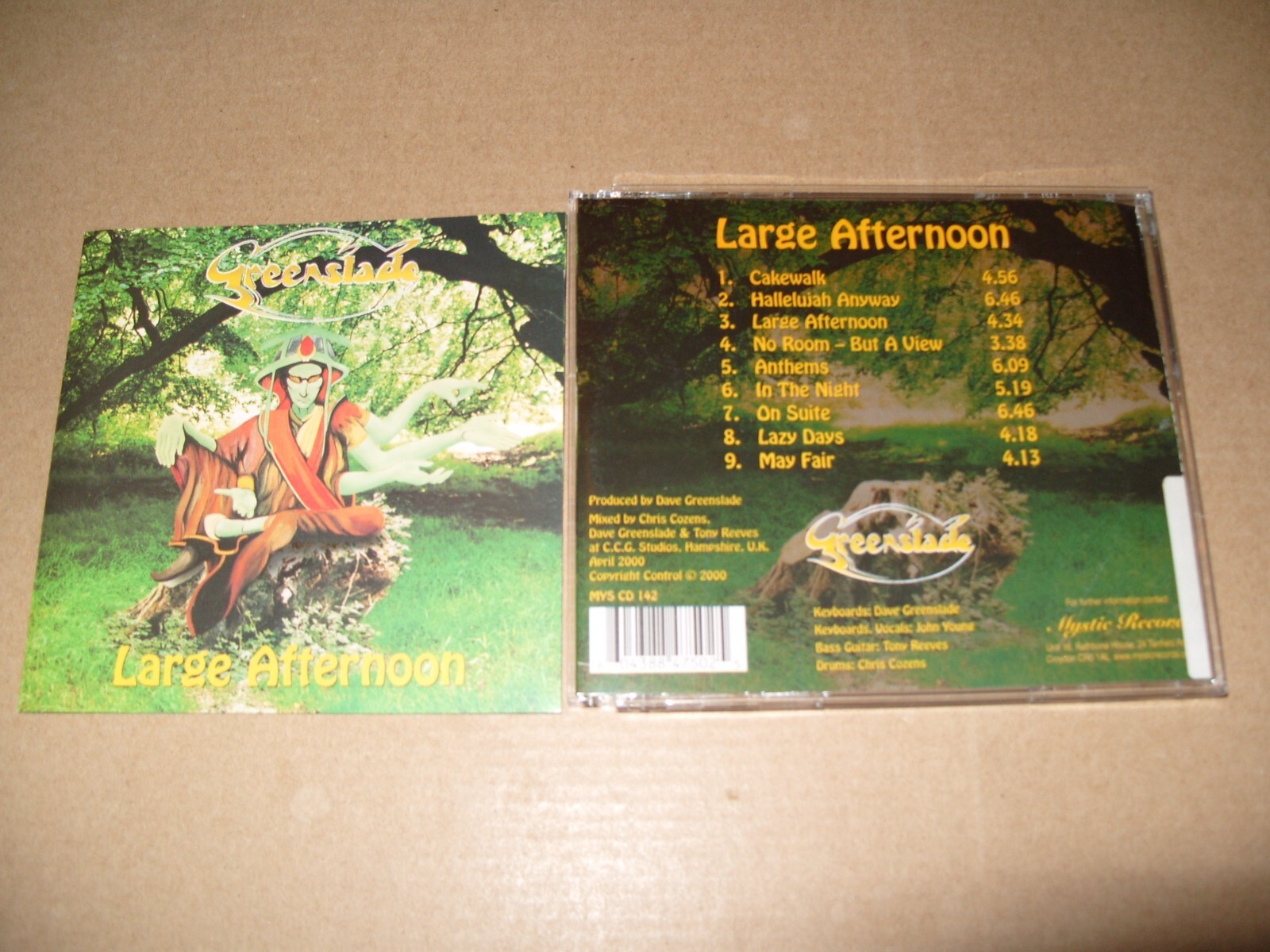 Greenslade - Large Afternoon - 2000 - CD + INLAYS Near Mint condition - (M3)