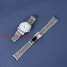 For Casio MTP1302 20mm Silver Jubilee Bracelet Oyster Deployment Clasp WatchBand