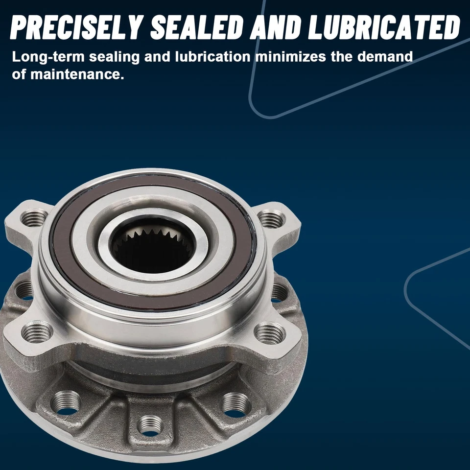 Front Rear Wheel Hub Bearing Kit for 2014 2015 2016 - 2020 Jeep Cherokee AWD Foto 2 de 4