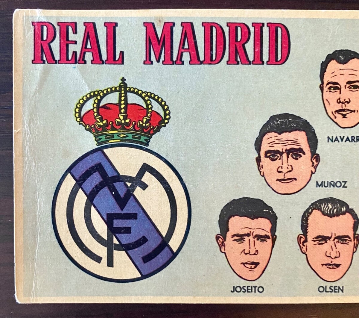 1953 Alfredo Di Stefano Rookie & Team Chocolates Batanga Card Real 