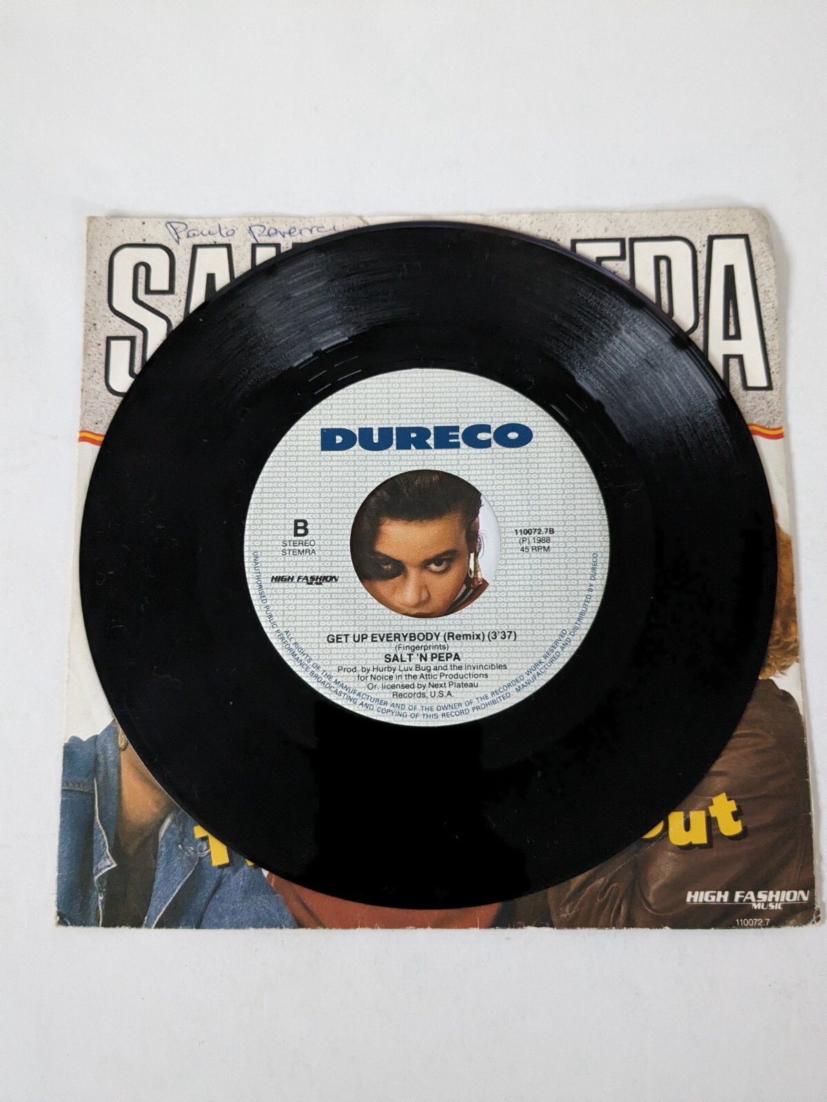 Salt N Pepa Get Up Everybody / Twist and Shout 7" Vinyl Single eBay