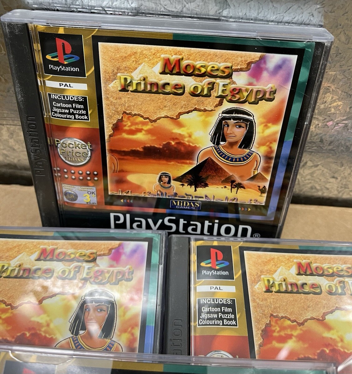 Moses Prince of Egypt Playstation Game New