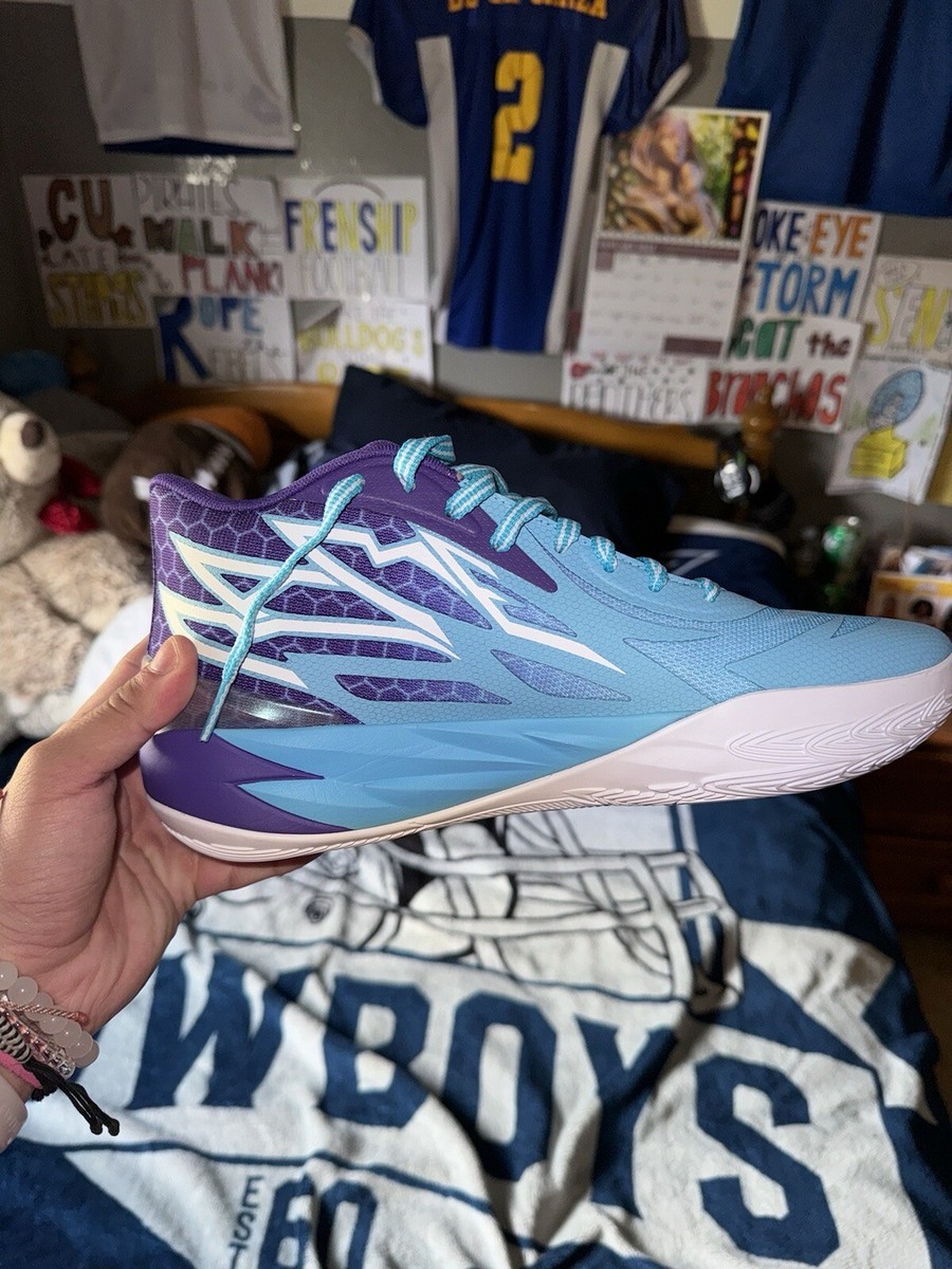 Puma MB.02 'Queen City Team Violet Blue White Basketball Puma MB.02 'Queen City Team Violet Blue White Basketball