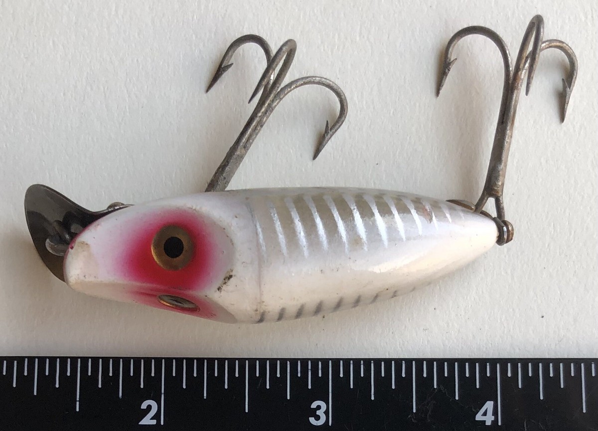 Vintage HEDDON River Runt Spook Sinker 9110-XRW Red White