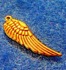 20Pcs. Tibetan Antique Gold ANGEL 30mm WINGS Charms Ear Drops Pendants  AF43