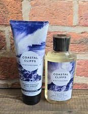 bath and body works men's collection coastal cliffs shower gel and body cream
