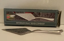 International Silver Vintage 11 1/4" Silver Plated Pie/Cake Server with Orig Box